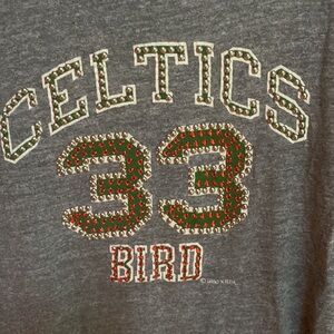 CELTICS T-Shirt The Great China Wall studded T-shirt Larry Bird 33 Celtics